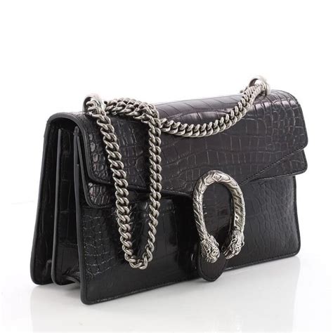 gucci dionysus leather chain bag|gucci dionysus crocodile leather.